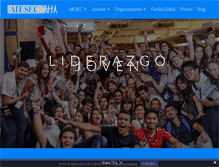 Tablet Screenshot of aieseccolombia.org